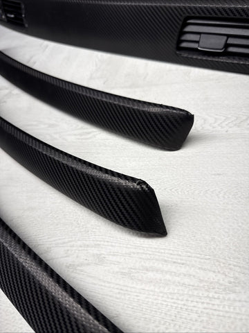 08-13 BMW E92 E93 M3 Interior Trim Set Carbon Leather Carbon Fiber Wrapped