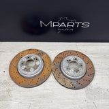 08-13 BMW E90 E92 E93 M3 Rear Brakes Rotors 2283803 2283804 Zimmerman