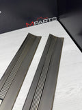 96-99 BMW E36 M3 Coupe / Convertible Door Sills Trims Pair Grey OEM