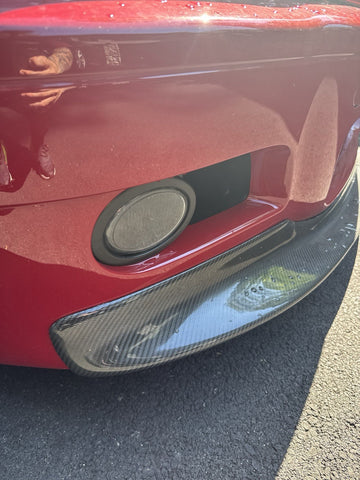 NEW BMW 01-06 E46 M3 CSL Style Front Bumper Lip Spoiler Carbon Fiber BEST FIT