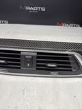 OEM 2020-2025 BMW X4M F98 G02 Carbon Fiber Trim Center Dash Air Vent Bezel