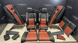 08-13 BMW E93 M3 OEM Complete Convertible Interior Seats Fox Red Black *Notes*
