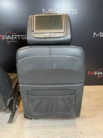 06-10 BMW E60 M5 Interior Front Seats Black *TVs Mounted On Headrests*