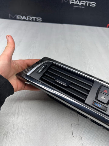 15-20 BMW F80 M3 F82 F83 M4 Carbon Fiber Interior Dash Vent Trim OEM *Broken