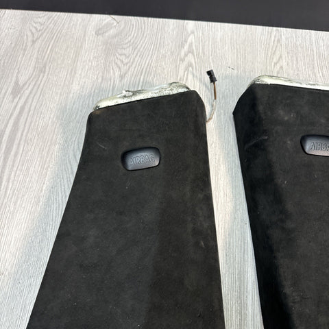 13-19 BMW F06 M6 Gran Coupe Alcantara B PILLARS TRIMS PANELS OEM
