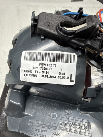 15-17 BMW F82 F83 M4 REAR LEFT DRIVER INNER TAIL LIGHT OEM 63217296101 7296101