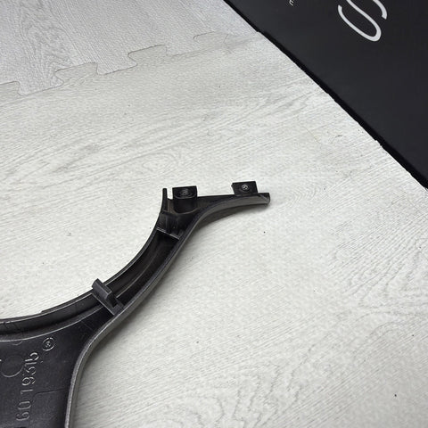 OEM 01-06 BMW E46 M3 Lower Steering Wheel Trim Cover Plate Titan Shadow Grey
