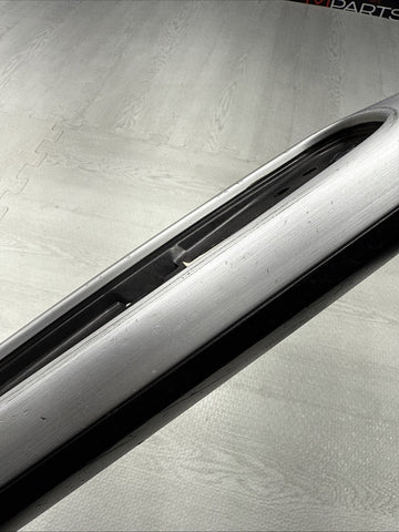 01-06 BMW E46 M3 Brushed Aluminum/Black Door Trim Armrest Front Left Driver