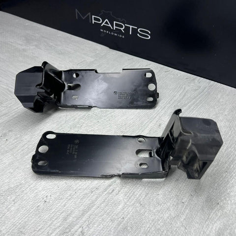 BMW E90 E92 E84 LEFT & RIGHT LOWER BRACKET RADIATOR SUPPORT OEM 7154546 7117811