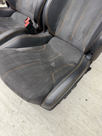 14-19 LAMBORGHINI HURACAN LP610-4 FRONT SEATS OEM + REMOVABLE HONDA CIVIC RAILS