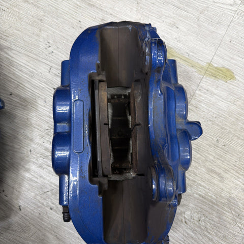 OEM BMW F80 F83 M3 M4 Front Rear 380/370mm Brake Calipers SET Brembo Blue