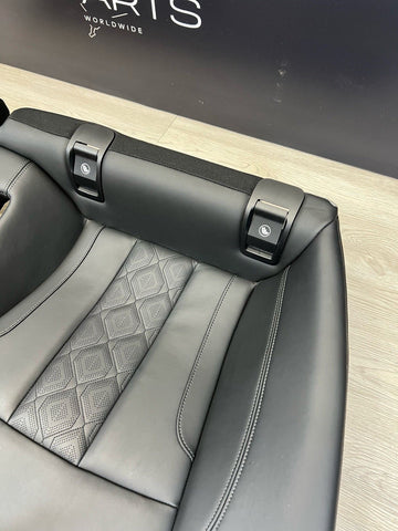 BMW 20-25 F92 M8 Coupe Rear Black Leather Bottom Bench Seat Cushion