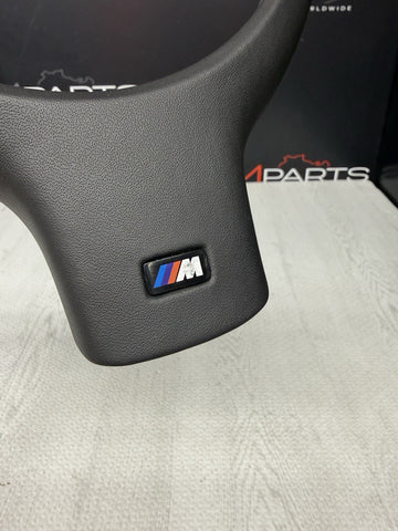 01-06 BMW E46 M3 Lower Steering Wheel Trim Cover Plate Leather
