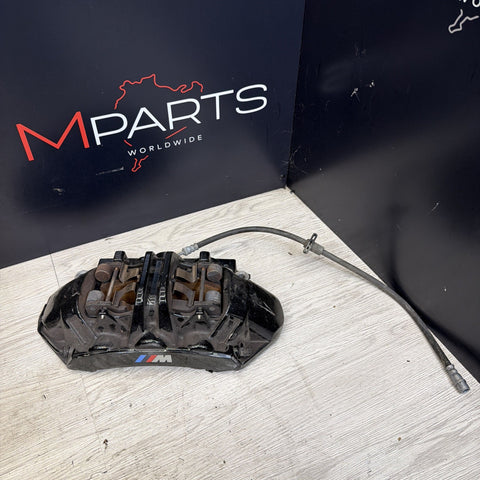21-25 OEM BMW G80 G82 M3 M4 Front Passenger Side Brake Caliper Brembo Black