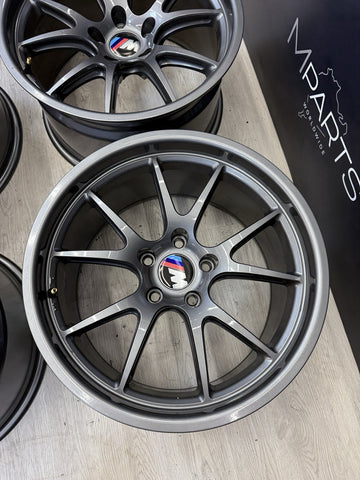 18 Apex FL-5 Staggered Rims Wheels Set BMW 18x9.5 ET28 18x10 ET25