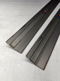 96-99 BMW E36 M3 Coupe / Convertible Door Sills Trims Pair Grey OEM
