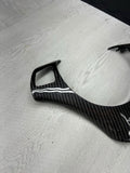 08-13 BMW E90 E92 E93 M3 Lower Steering Wheel Trim Cover Plate Carbon Fiber
