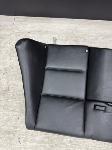 BMW 01-06 E46 M3 Convertible Rear Seat Back Rest Cushion Black Leather Backrest