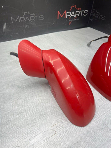 00-09 Honda S2000 S2k OEM Side View Folding Mirrors Pair Formula Red