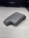 01-06 BMW E46 M3 Center Console Armrest Arm Rest Dove Grey Leather Top Only