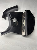 01-06 BMW E46 M3 Left Right Kick Dead Pedals Covers Trims Panels Genuine Black