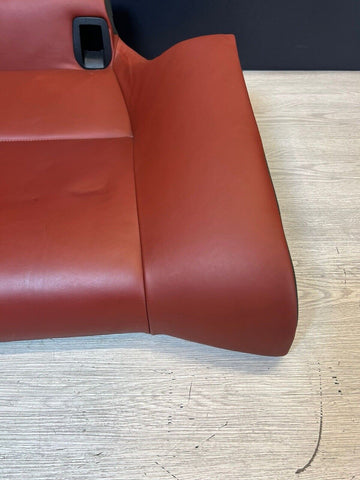 08-13 BMW E92 M3 Coupe Left Driver Rear Seat Bottom Bench Fox Red Leather OEM