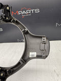 OEM 01-06 BMW E46 M3 Upper Lower Steering Wheel Trim Cover Plate Black