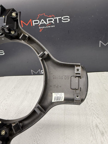 OEM 01-06 BMW E46 M3 Upper Lower Steering Wheel Trim Cover Plate Black