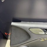 01-06 BMW E46 M3 FRONT PASSENGER RIGHT SIDE DOOR PANEL CARD BLACK OEM