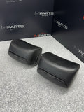 2001-2006 BMW E46 M3 Convertible Black Rear Headrests Head Rests Pair