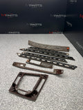 99-05 BMW E46 Sedan 8-Piece Interior Wood Trim Set Center Console OEM *Notes*