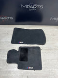 Genuine 01-06 BMW E46 M3 Coupe Carpets Floor Mats Black Front