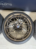 15-20 BMW F80 F82 F83 M3 M4 666M 20” OEM Competition Wheels Rims Bronze