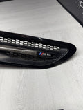 2013-2016 BMW F10 M5 SEDAN FRONT FENDER GRILLES GRILLS TURN SIGNAL LIGHTS BLACK