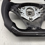 08-13 BMW E90 E92 E93 M3 OHC Carbon fiber Steering Wheel Red Stitched DCT