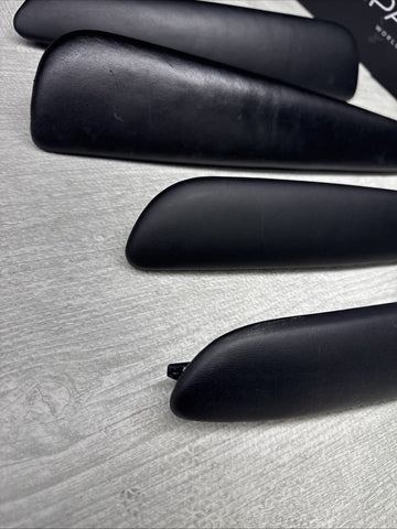 01-06 BMW OEM E46 M3 Coupe Trim Armrest Pads Set Black 8238622