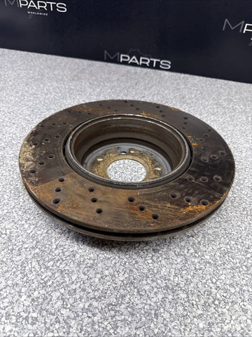 08-13 BMW E90 E92 E93 M3 Rear Used Drilled Brake Discs Rotors