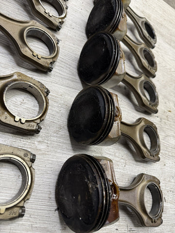 06-10 BMW E60 E63 E64 M5 M6 V10 S85 Engine Pistons & Connecting Rods OEM Set