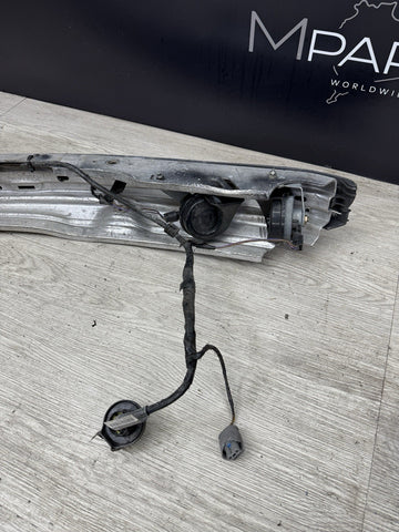 2001 BMW E46 M3 Front Bumper Metal Rebar Reinforcement Beam + Horns + Harness