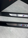 08-13 OEM E92 E93 BMW M3 Left Right Pair Door Sills Panels Scuff Plates
