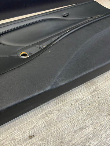 01-06 BMW E46 M3 PASSENGER RIGHT SIDE DOOR PANEL CARD BLACK OEM