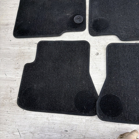 Genuine 01-06 BMW E46 M3 Coupe Carpets Floor Mats Black Front & Rear