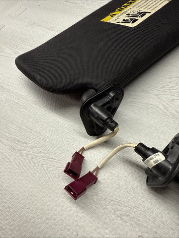 08-13 OEM BMW E92 328 335 M3 Coupe Sun Visors Black Felt