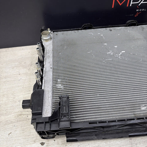 12-18 BMW F06 F10 F12 M5 M6 S63 Main Radiator Intercooler Cooling Assembly OEM