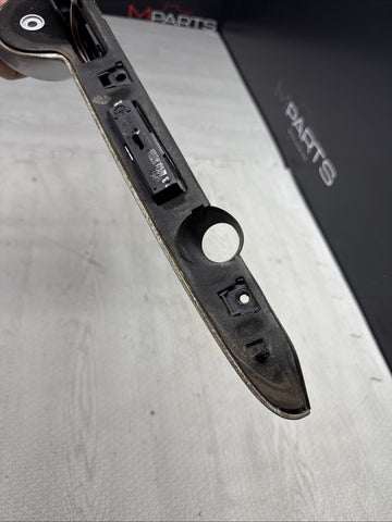 01-06 BMW E46 M3 Convertible Trunk Lid Grip Key Deck Handle Titanium Silver