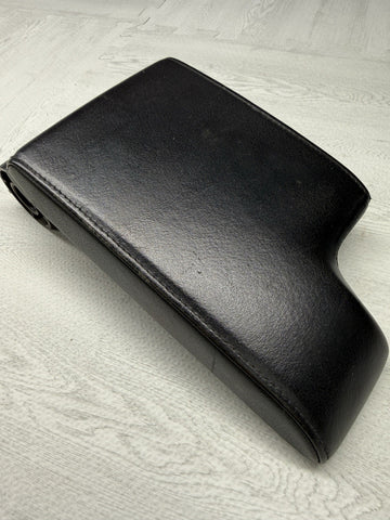 01-06 BMW E46 M3 Center Console Armrest Arm Rest Black Leather Top