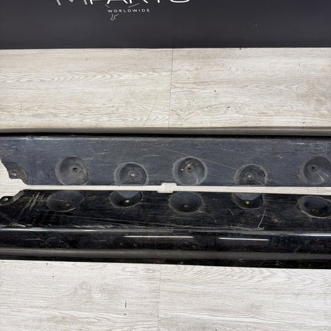 01-06 BMW E46 M3 Rocker Panel Side Skirts OEM Jet Black *Notes*