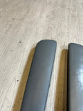 BMW E46 325 330 M3 Front Door Upper Armrest Pads Dove Grey Gray