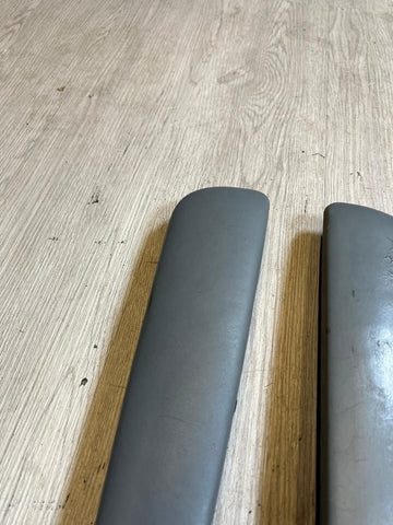 BMW E46 325 330 M3 Front Door Upper Armrest Pads Dove Grey Gray