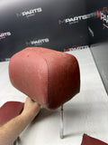 2001-2006 BMW E46 M3 Convertible Imola Red Rear Headrests Head Rests Pair OEM